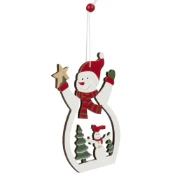 Décoration de Noël en bois à suspendre-Gifi Online