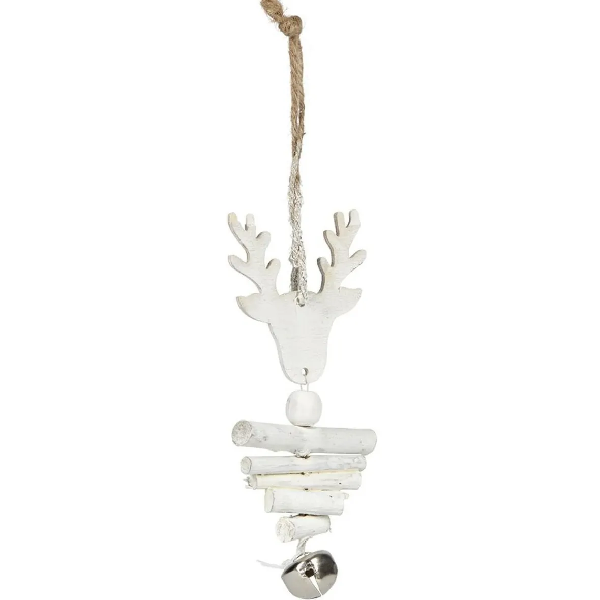 Décoration de Noël en bois à suspendre L14X6.5X2 cm-Gifi