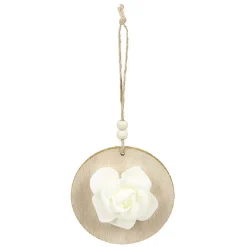 Décoration de Noël fleur ronde à suspendre Ø8 cm-Gifi Hot