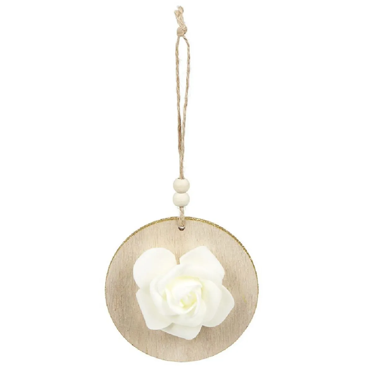 Décoration de Noël fleur ronde à suspendre Ø8 cm-Gifi Hot