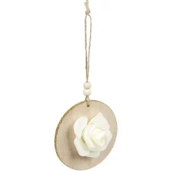 Décoration de Noël fleur ronde à suspendre Ø8 cm-Gifi Hot