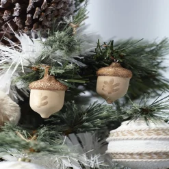 Décoration de Noël gland à suspendre-Gifi New