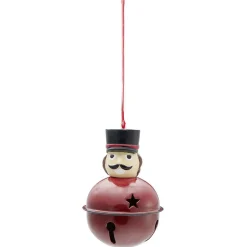 Décoration de Noël grelot soldat en métal à suspendre-Gifi