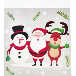 Décoration de Noël électrostatique personnages chantant-Gifi Hot