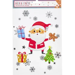 Décoration de Noël électrostatique Père Noël-Gifi Sale