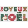 Décoration de Noël électrostatique Joyeux Noël-Gifi