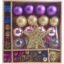 Décoration de Noël multicolore x40-Gifi