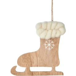 Décoration de Noël naturelle à suspendre-Gifi