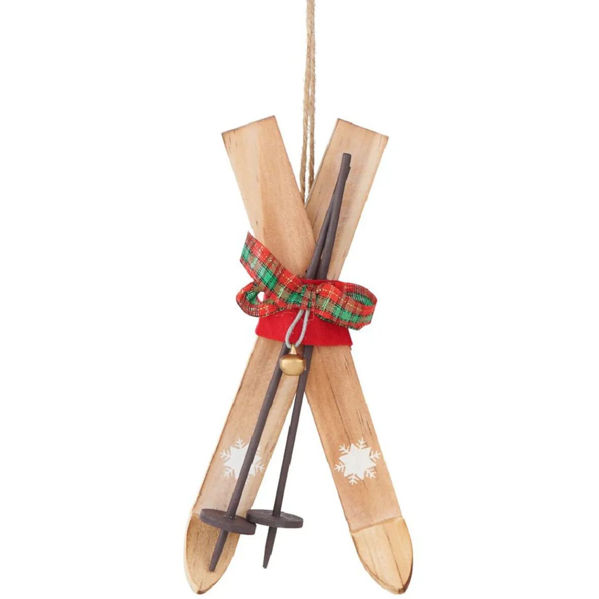Décoration de Noël paire de skis à suspendre-Gifi Online