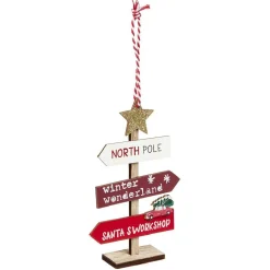 Décoration de Noël panneau de signalisation-Gifi New