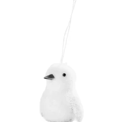 Décoration de Noël pingouin blanc à suspendre-Gifi Best
