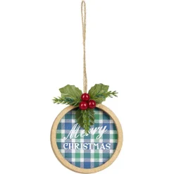 Décoration de Noël plate en bois-Gifi New