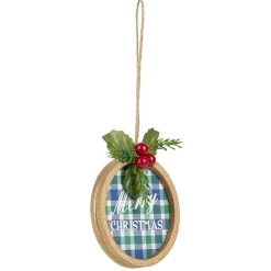 Décoration de Noël plate en bois-Gifi New