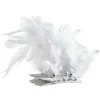 Décoration de Noël plume blanche x12-Gifi Best