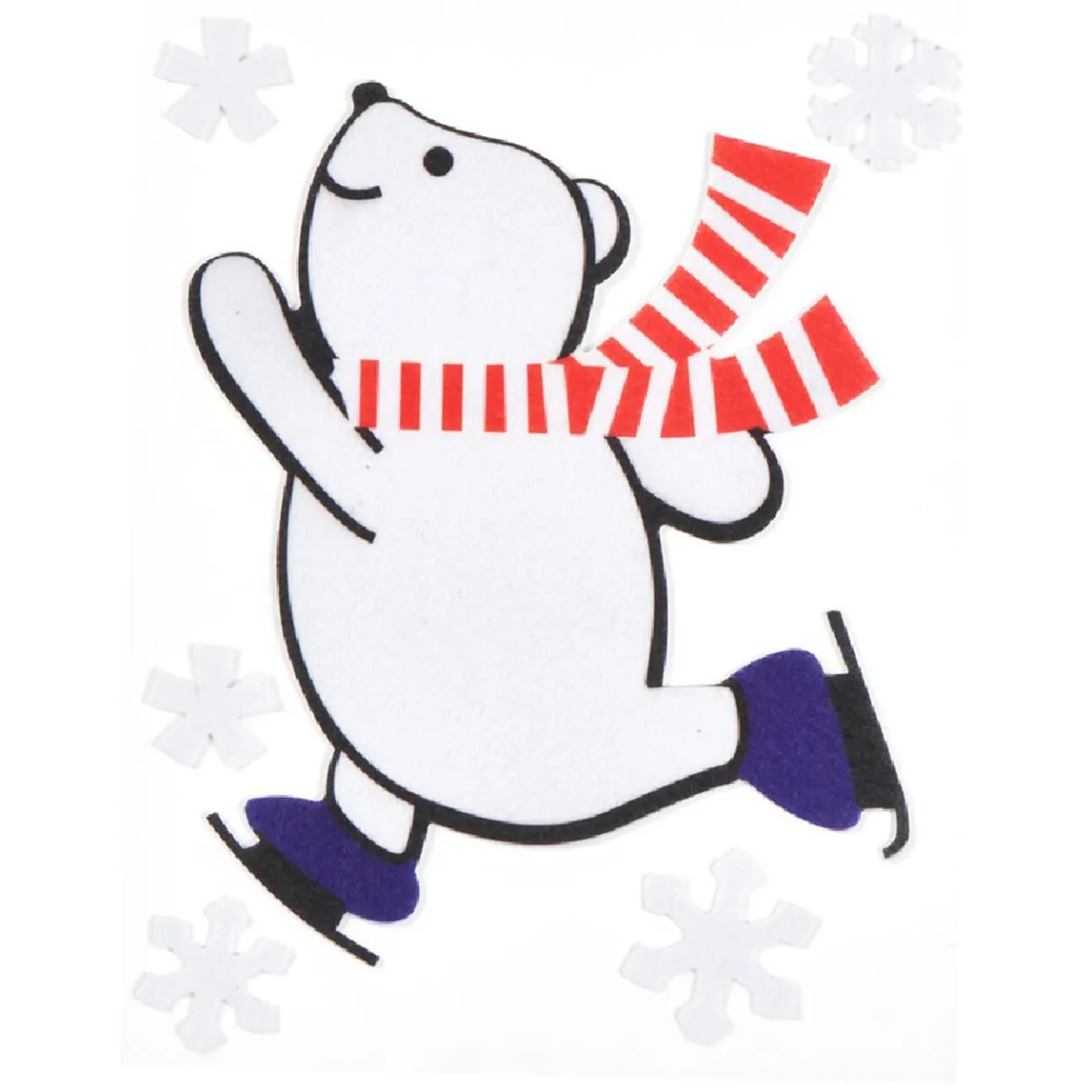 Décoration de Noël pour fenêtre multicolore-Gifi