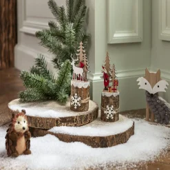 Décoration de Noël rondin à poser-Gifi Sale