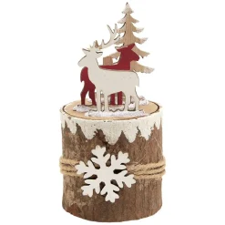 Décoration de Noël rondin à poser-Gifi Sale