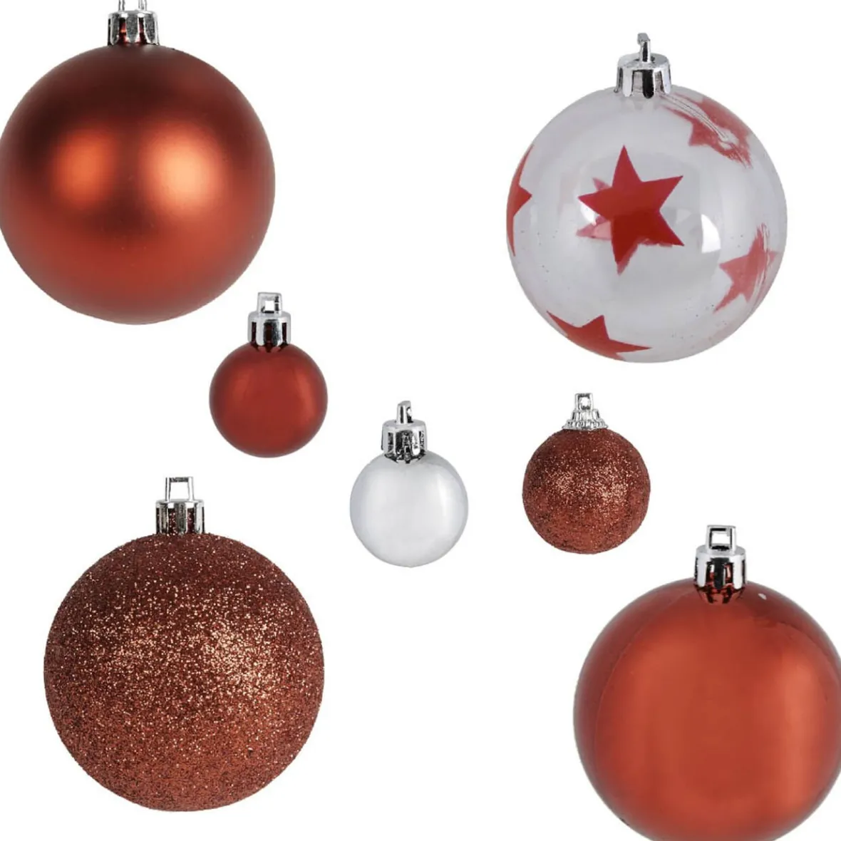 Décoration de Noël rouge à suspendre x 40-Gifi Best