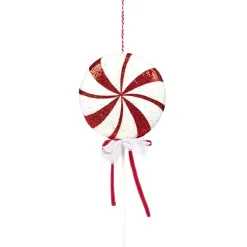 Décoration de Noël sucette rouge et blanche H50cm-Gifi Sale