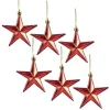 Décoration de Noël étoile à suspendre rouge x6-Gifi Sale