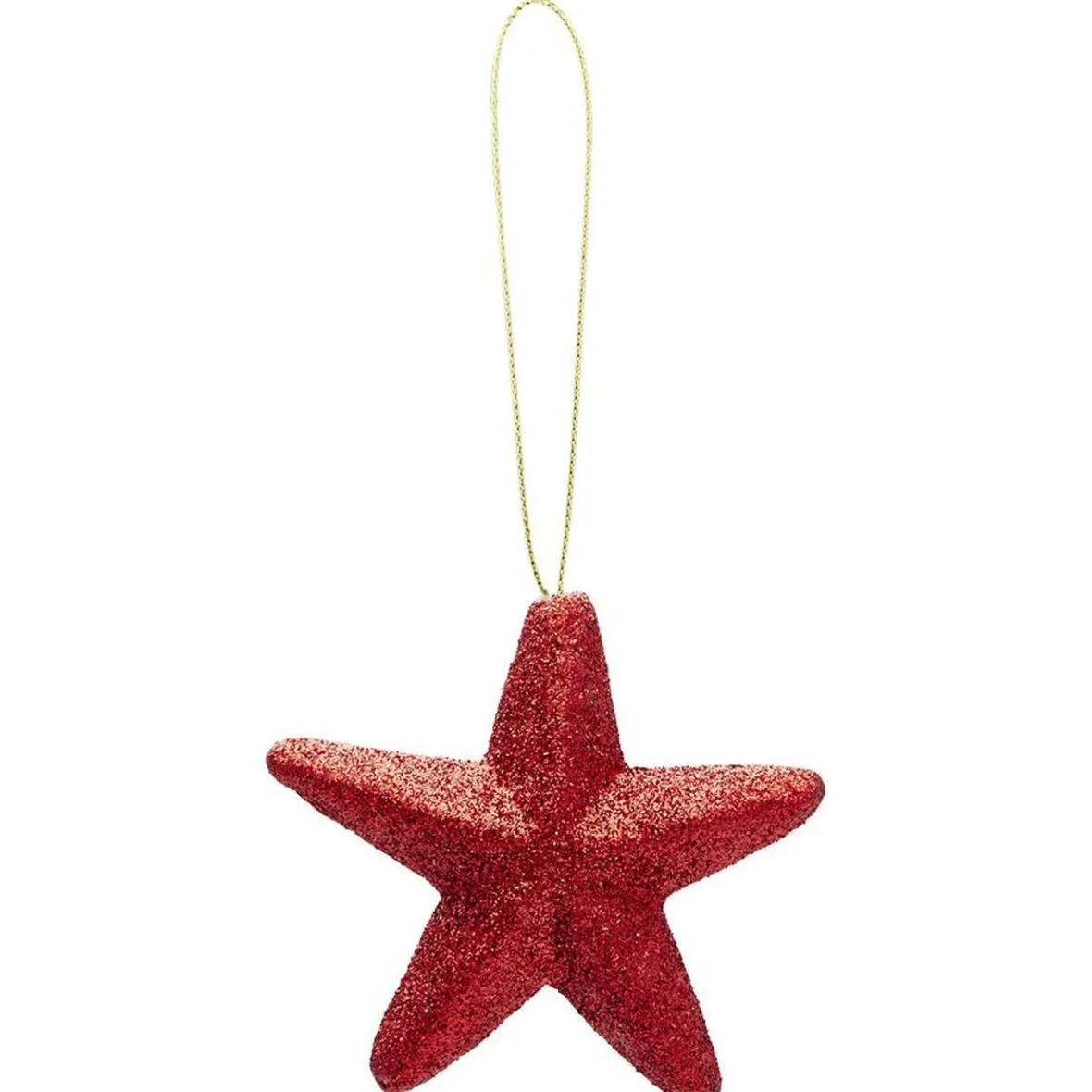 Décoration de Noël étoile et lune rouges à suspendre-Gifi Best