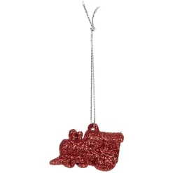 Décoration de Noël train à suspendre x4-Gifi New