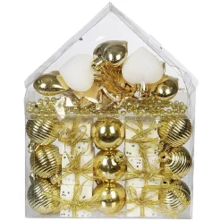 Décoration de Sapin de Noël Blanc Doré x30-Gifi Clearance