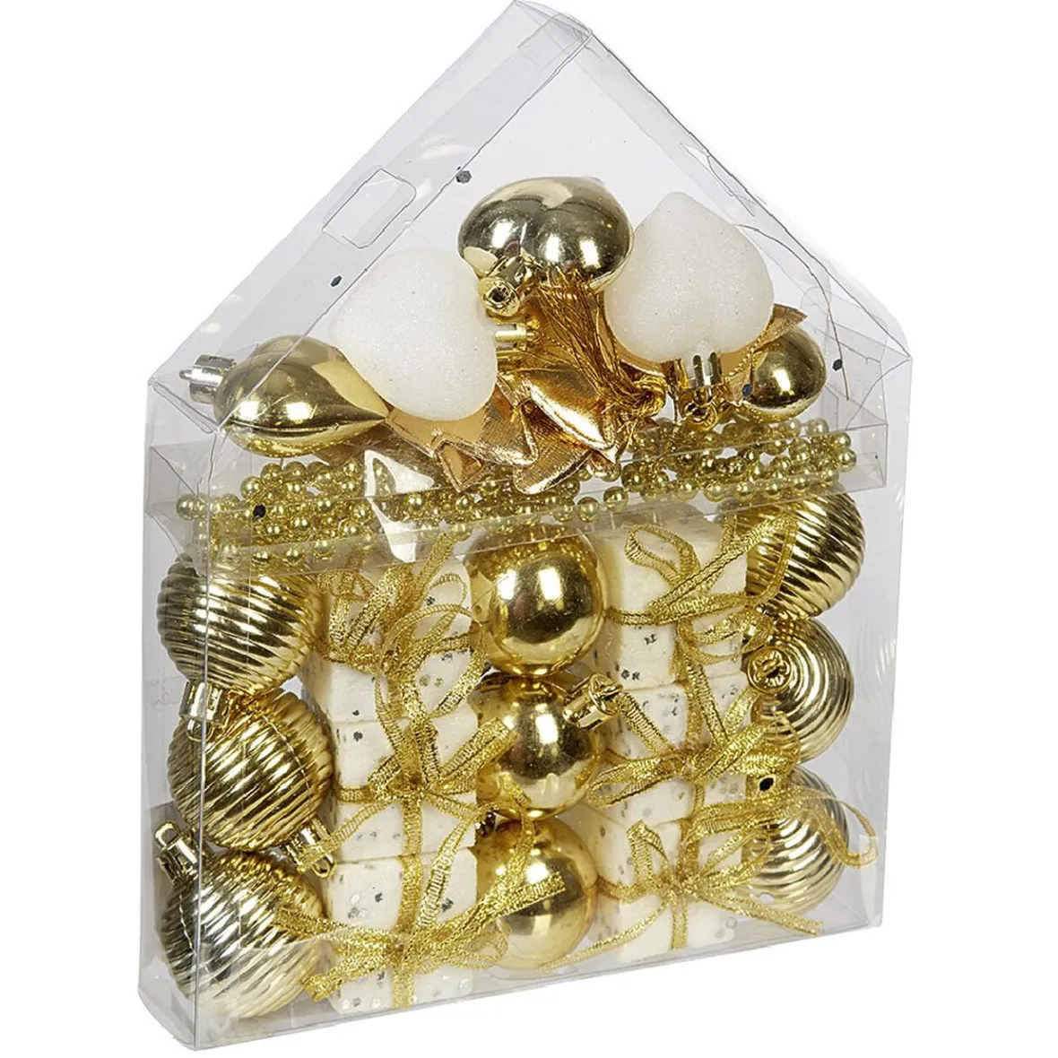 Décoration de Sapin de Noël Blanc Doré x30-Gifi Clearance