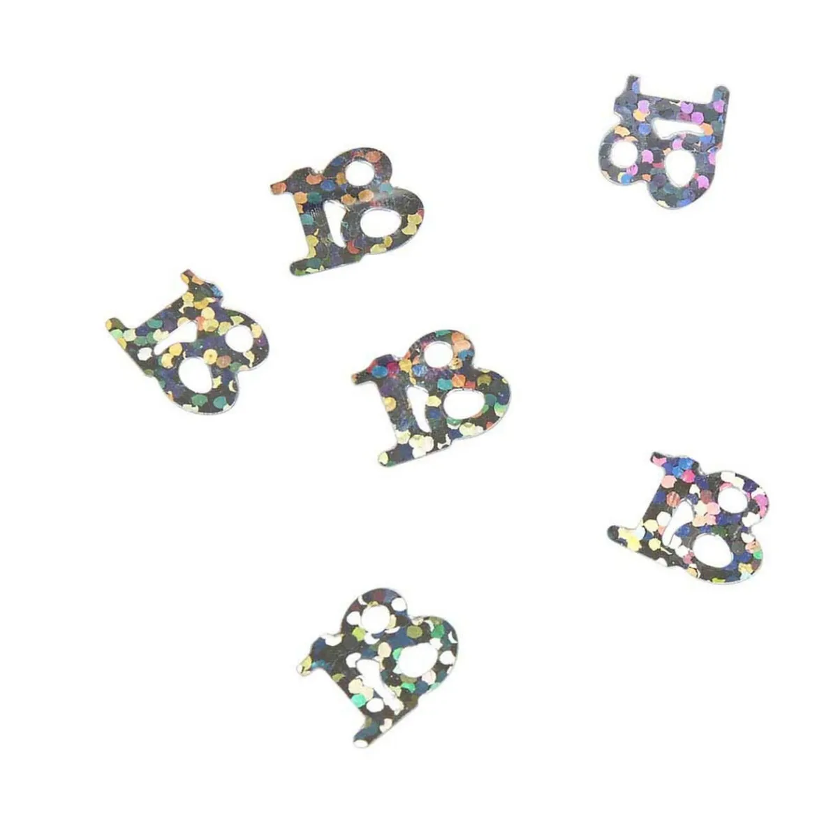 Décoration de table anniversaire 18 ans argenté-Gifi Sale