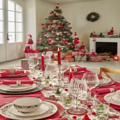 Décoration de table feutrine forme renne rouge 6 pièces-Gifi Sale