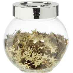 Décoration de table glitter dans bocal transparent-Gifi New