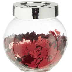 Décoration de table glitter dans bocal transparent-Gifi New