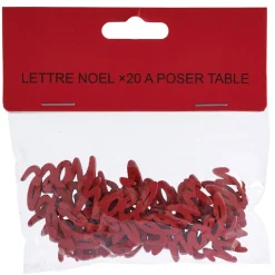 Décoration de table lettres de Noël x20-Gifi Hot