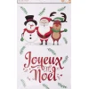 Décoration fenêtre électrostatique Joyeux Noël et personnages 57x33 cm-Gifi Discount