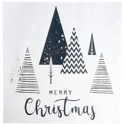 Décoration fenêtre électrostatique Noël forêt Merry Christmas-Gifi Outlet