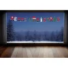 Décoration fenêtre Noël électrostatique frise Merry Christmas 120x20cm-Gifi Discount