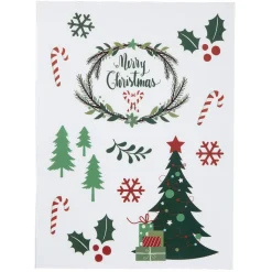 Décoration fenêtre Noël électrostatique personnage ou sapin-Gifi Clearance