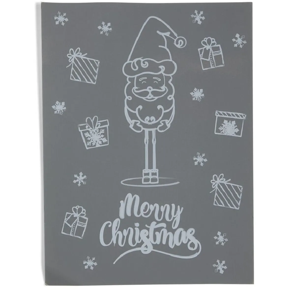 Décoration fenêtre Noël électrostatique dessin blanc-Gifi Hot