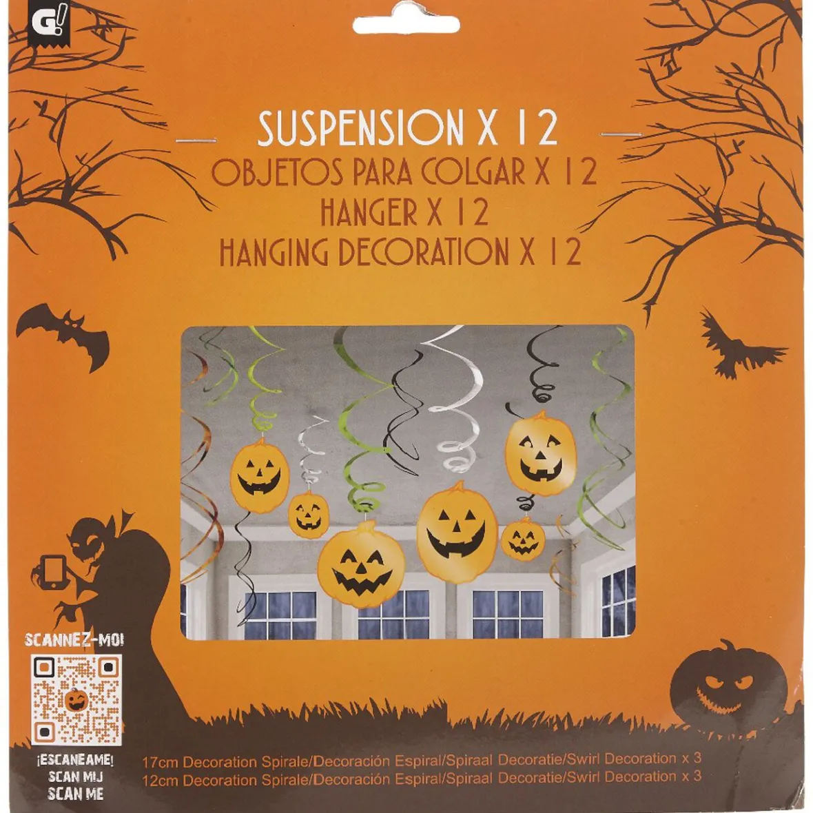 Décoration Halloween 12 pièces-Gifi Clearance