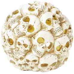 Décoration Halloween boule squelette LED-Gifi New