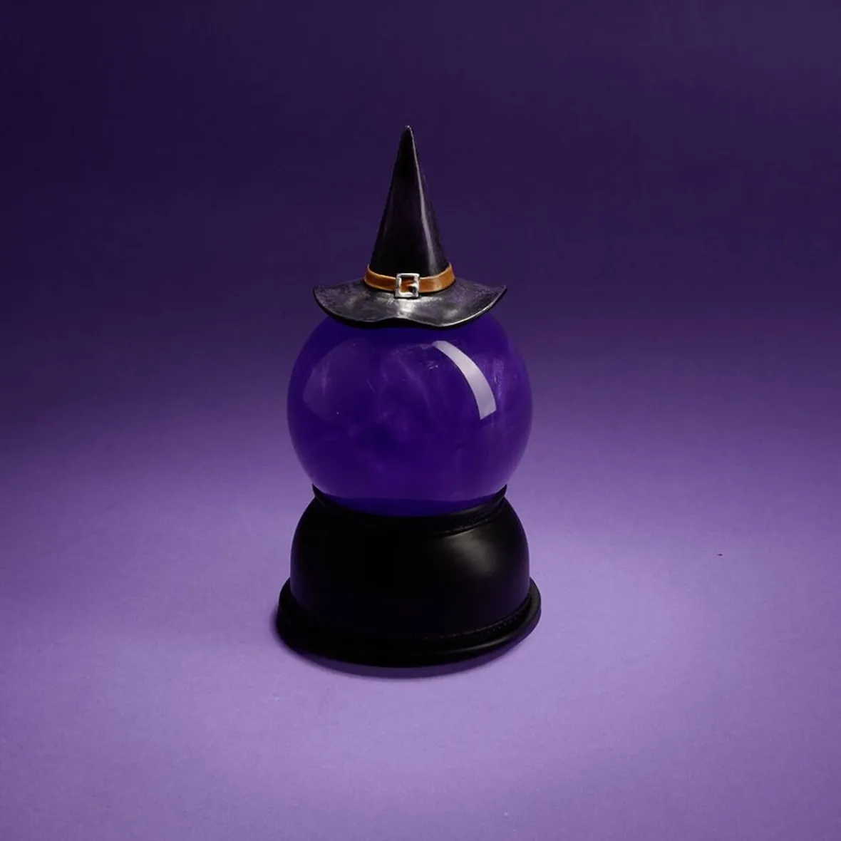 Décoration Halloween boule animée LED chapeau sorcière-Gifi Best
