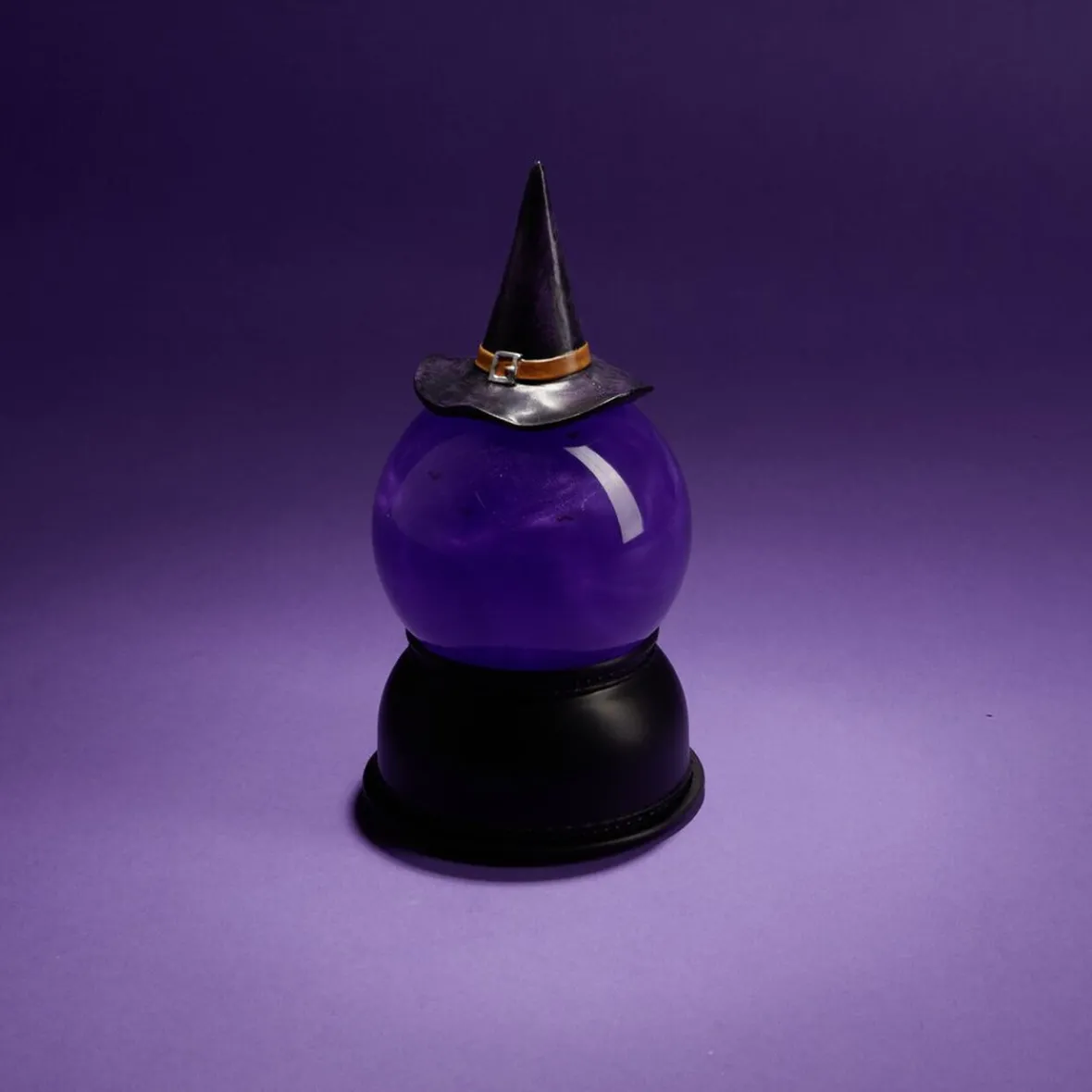 Décoration Halloween boule animée LED chapeau sorcière-Gifi Best