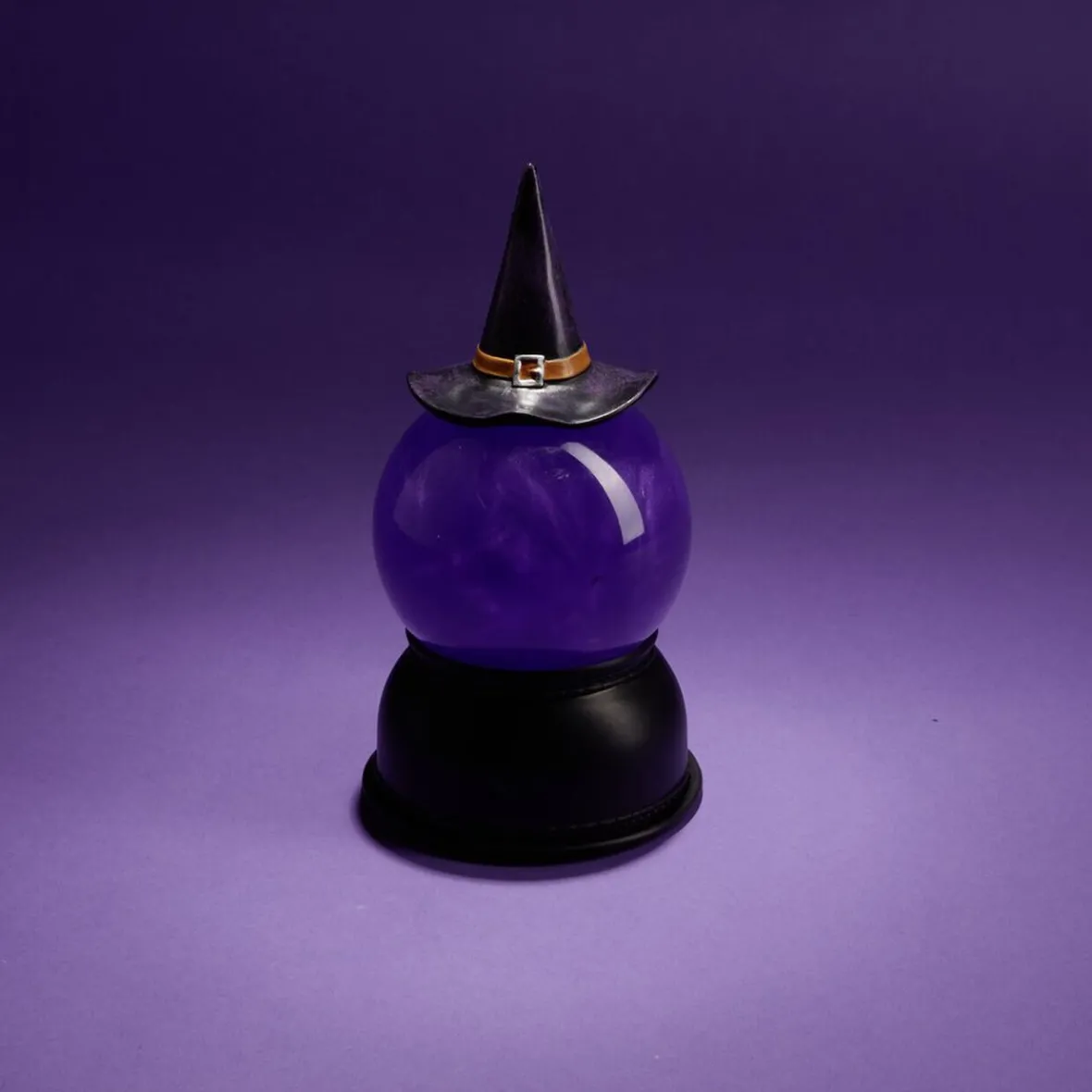 Décoration Halloween boule animée LED chapeau sorcière-Gifi Best