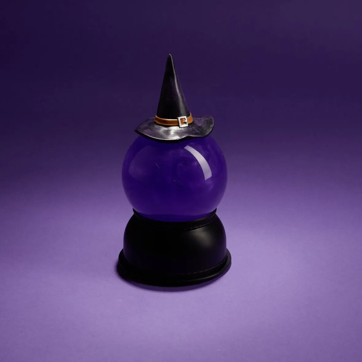 Décoration Halloween boule animée LED chapeau sorcière-Gifi Best