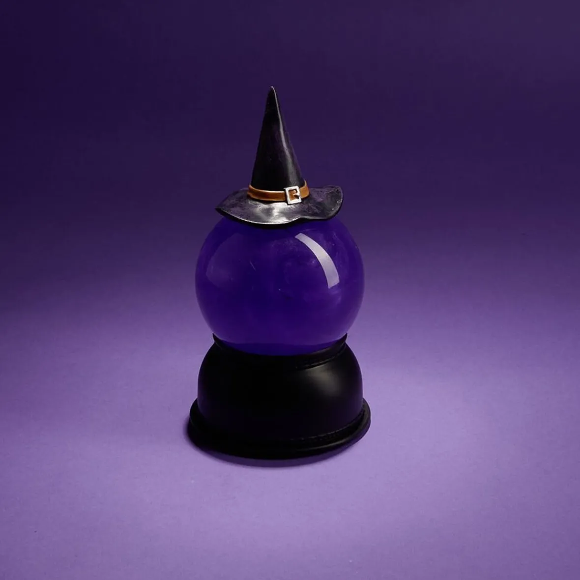 Décoration Halloween boule animée LED chapeau sorcière-Gifi Best