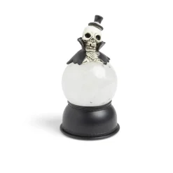 Décoration Halloween boule animée LED crâne squelette-Gifi