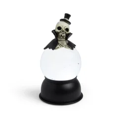 Décoration Halloween boule animée LED crâne squelette-Gifi
