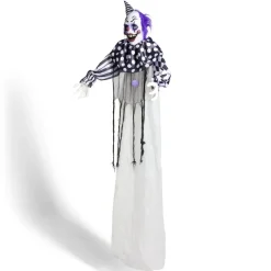 Décoration Halloween clown suspendu sonore et animé H180cm-Gifi Online