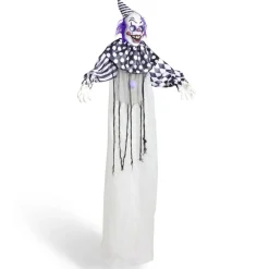 Décoration Halloween clown suspendu sonore et animé H180cm-Gifi Online