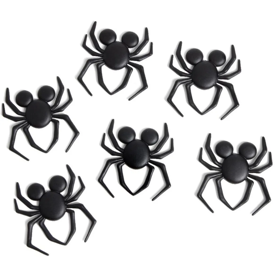 Décoration Halloween Disney araignée Mickey noire 6 pièces-Gifi Online